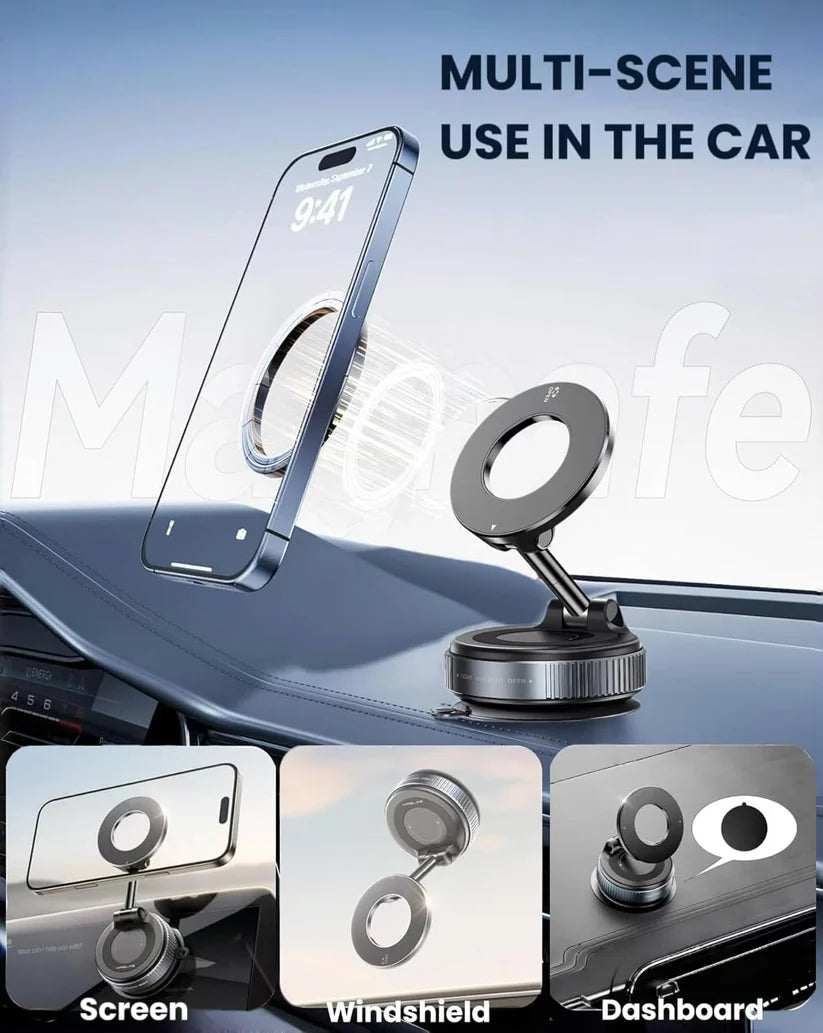 Vacuum Suction Magnetic Phone Holder