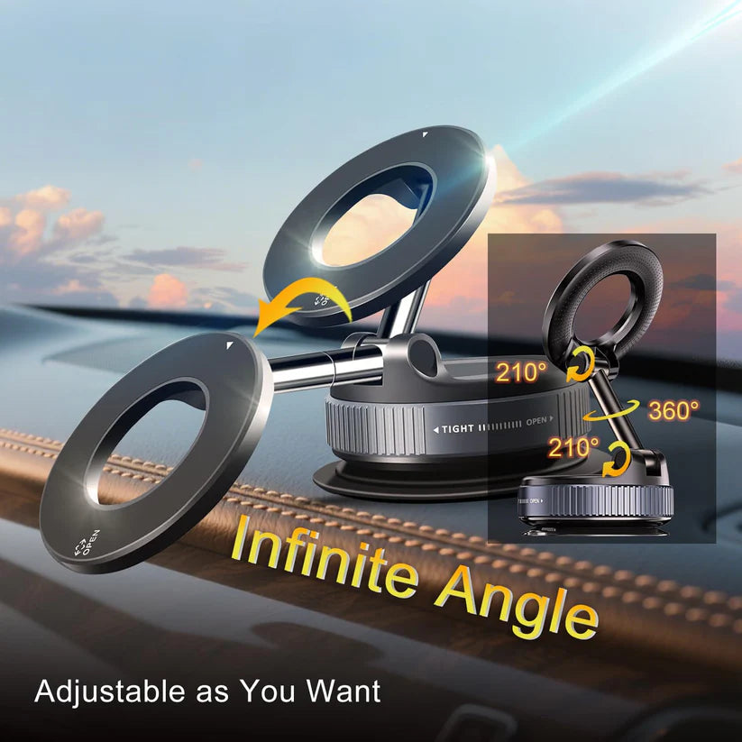 Vacuum Suction Magnetic Phone Holder